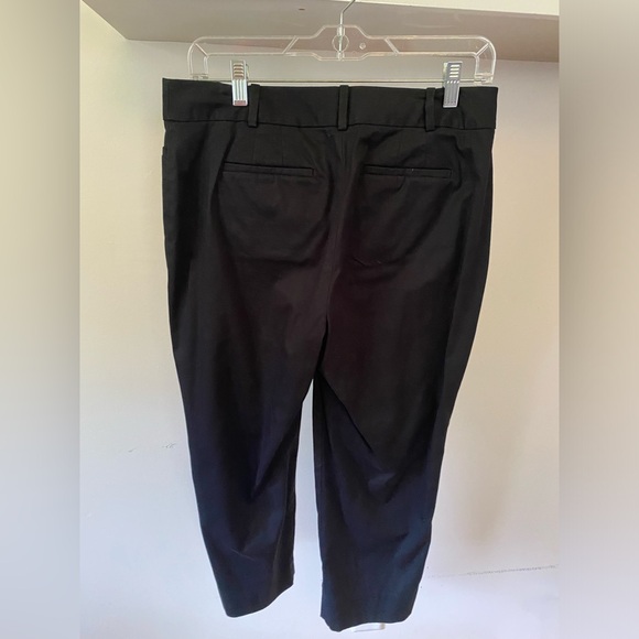 Black, elegant, ankle-length pants. - Picture 2 of 4